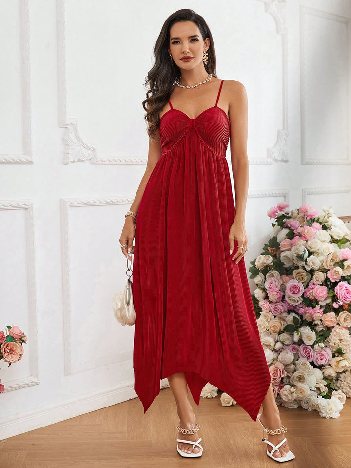 SHEIN maxi ruha, piros