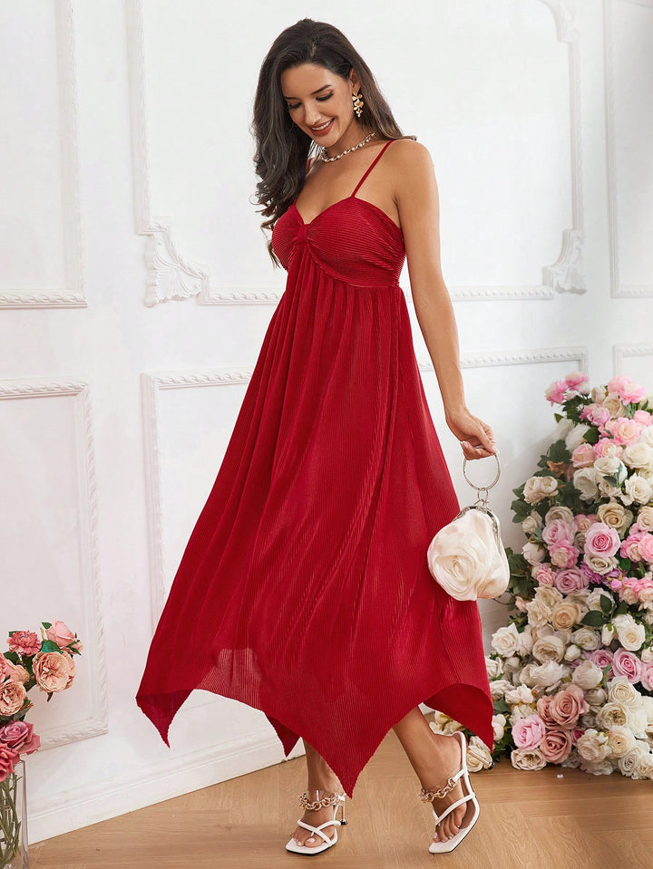 SHEIN maxi ruha, piros