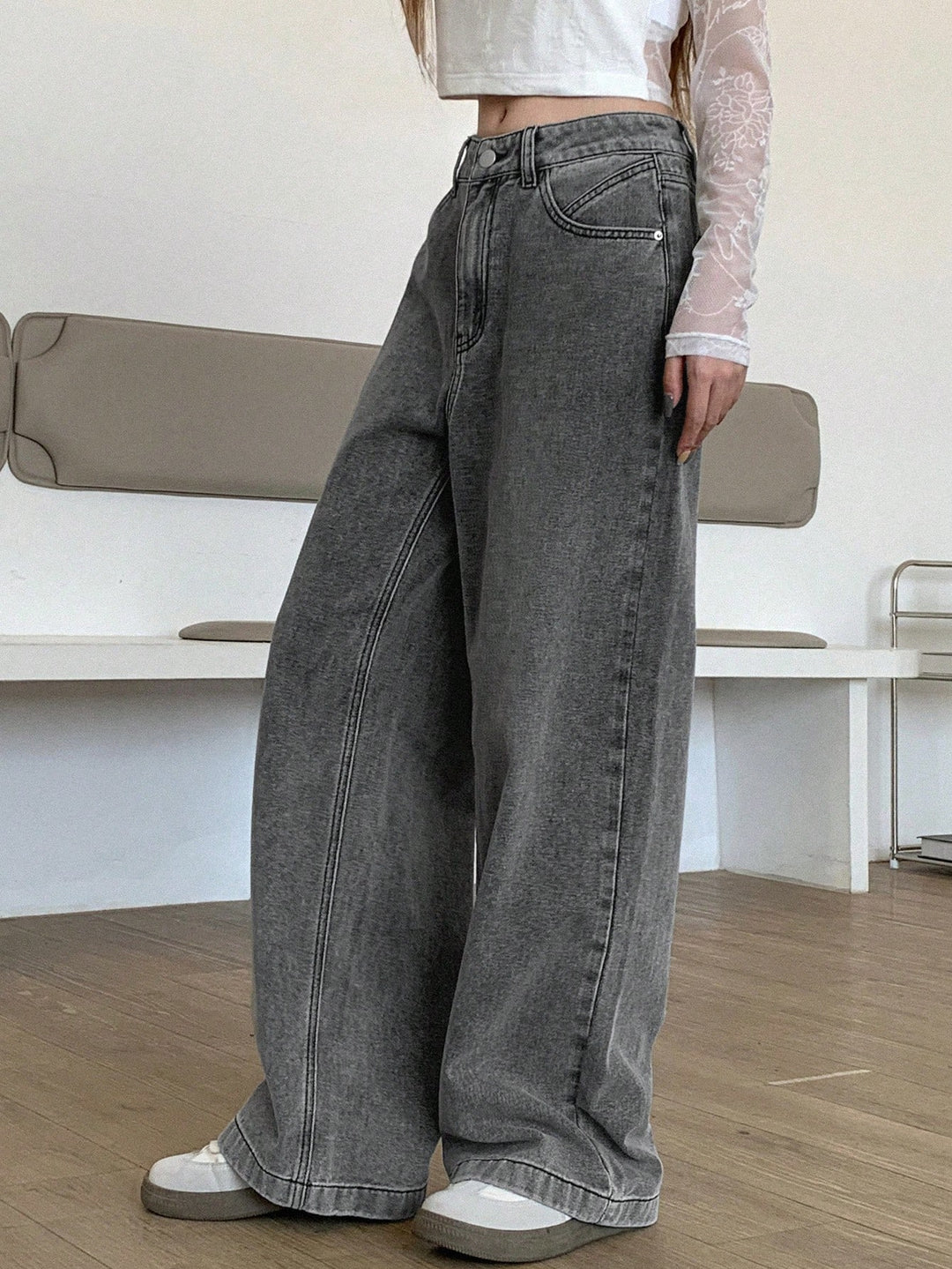 SHEIN farmer, szürke