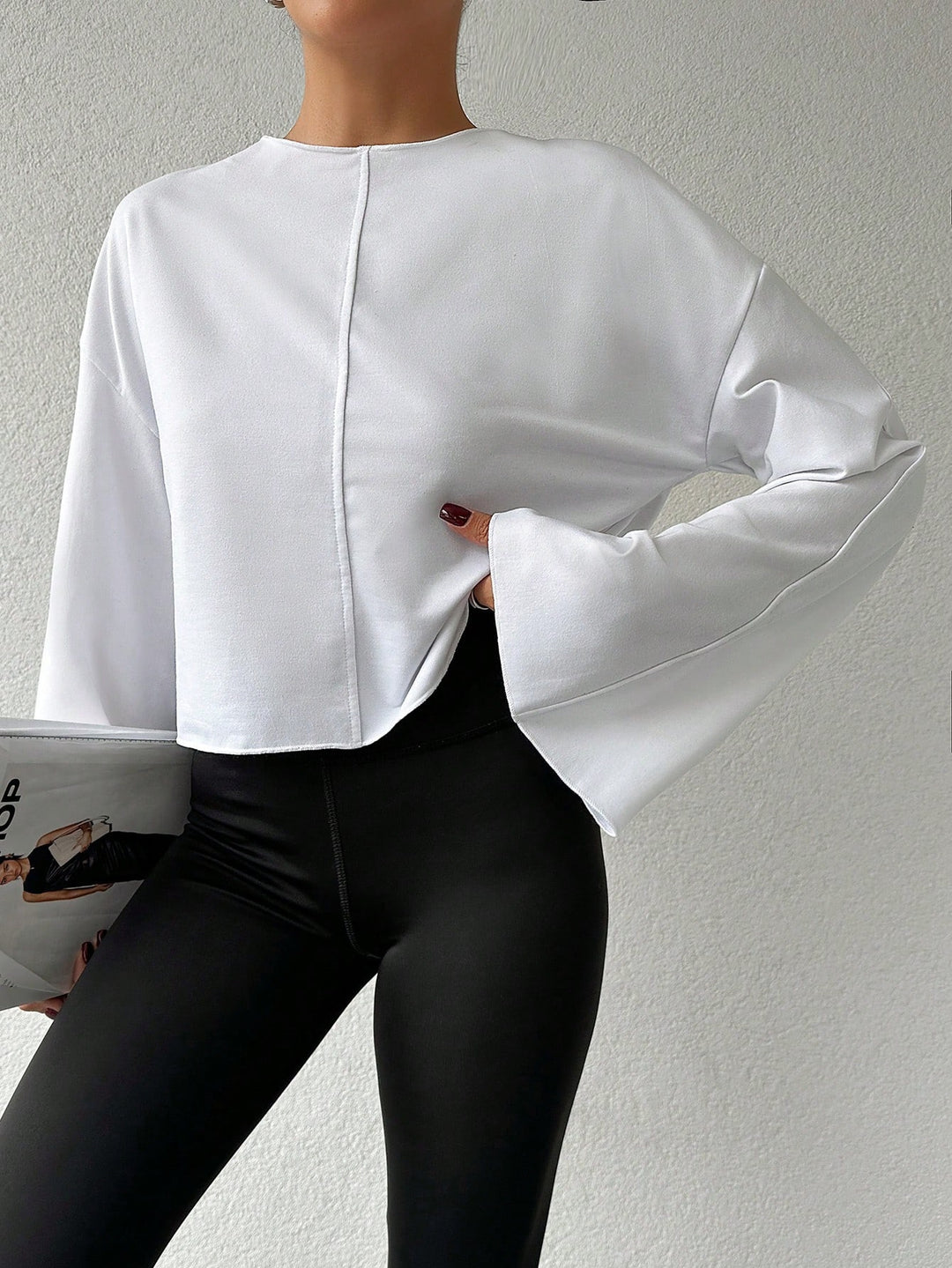 SHEIN sportfelső, fehér