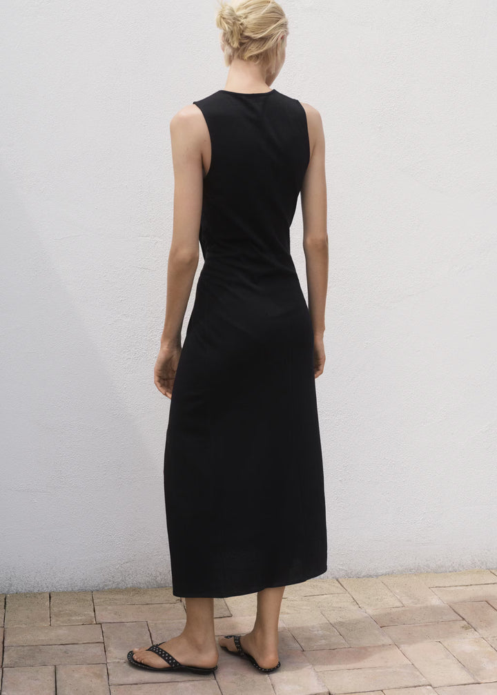 Rochie maxi MANGO, negru