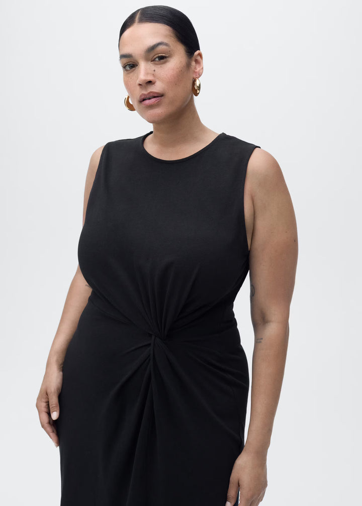 Rochie maxi MANGO, negru
