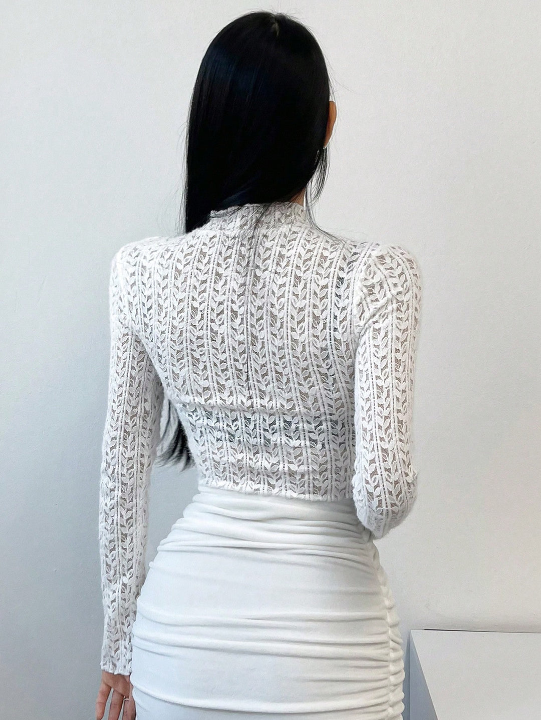 Top SHEIN, alb