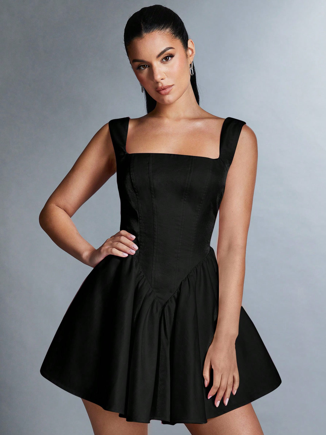 Rochie mini SHEIN, negru