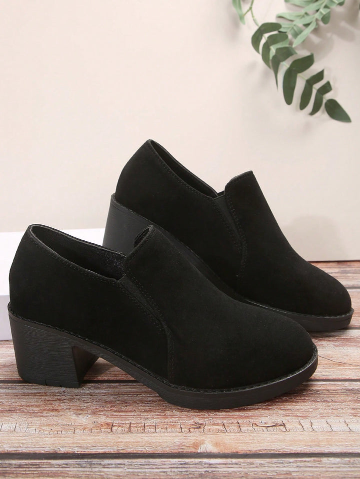 Pantofi cu toc SHEIN, negru