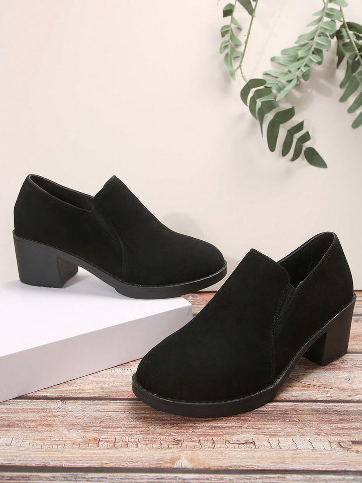 Pantofi cu toc SHEIN, negru