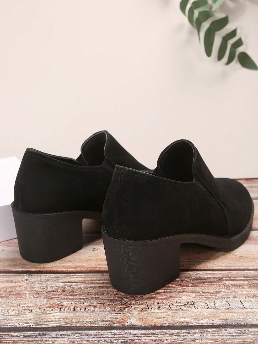 Pantofi cu toc SHEIN, negru