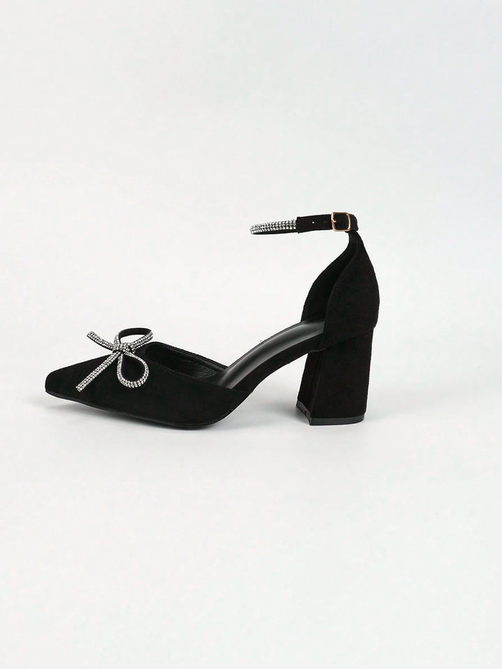 SHEIN high heels, black