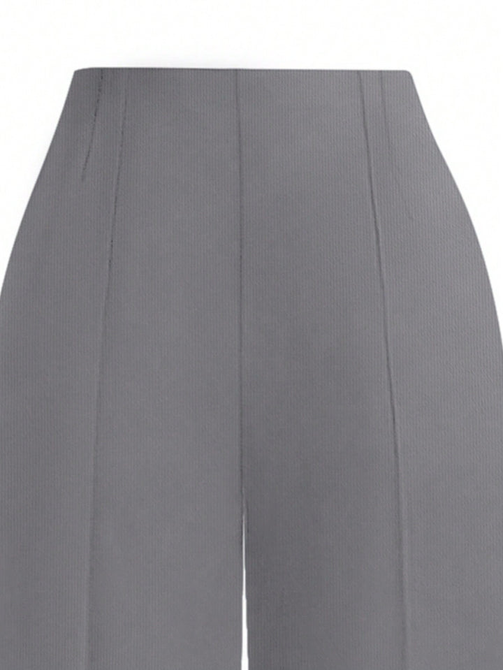 Pantalon de costum SHEIN, gri