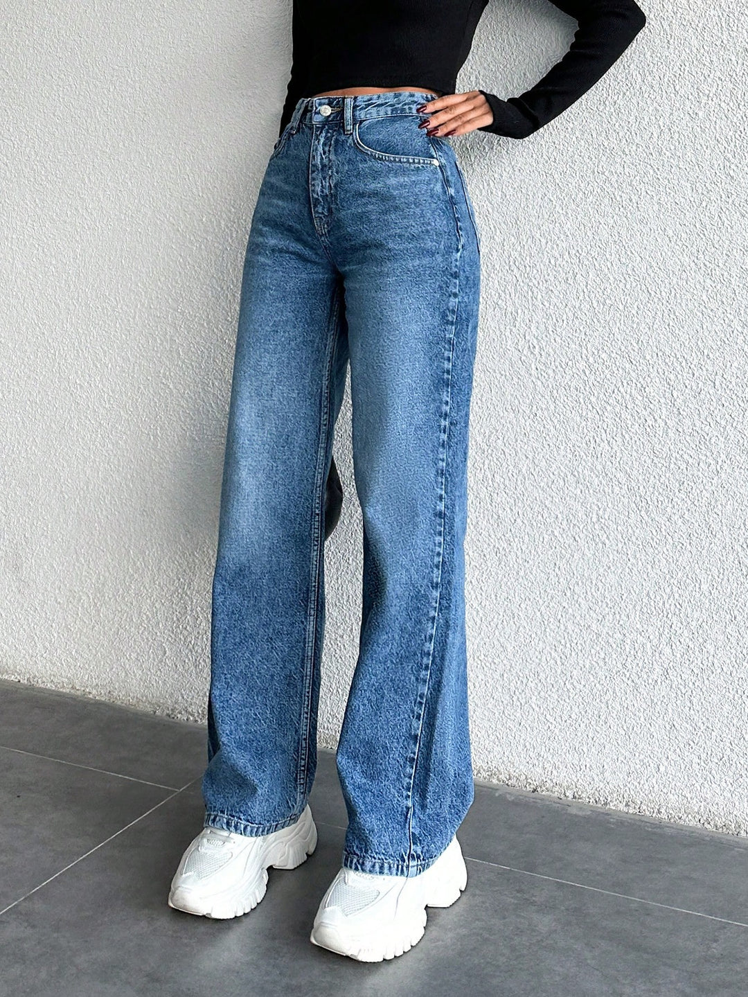 Jeans SHEIN, albastru