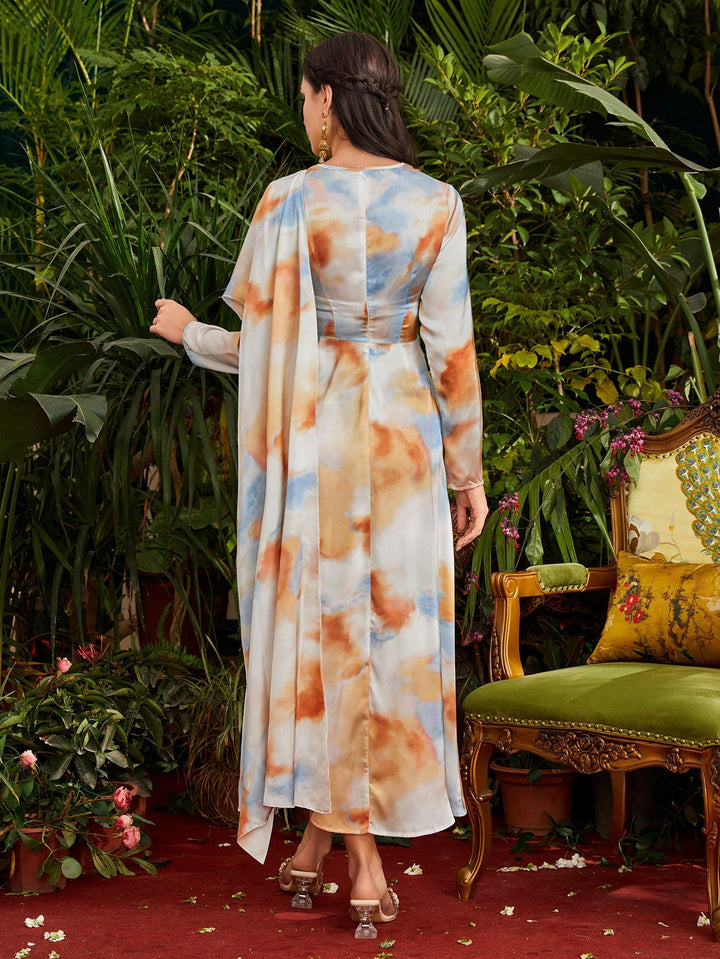 Rochie etnică SHEIN, mix culori