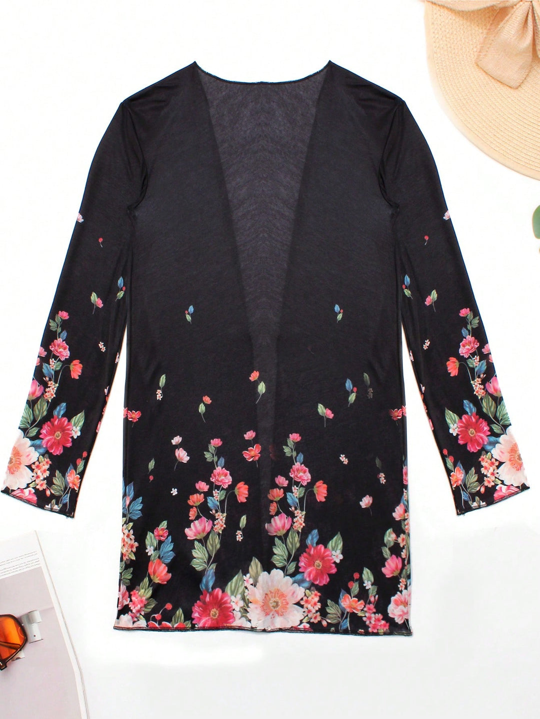 Kimono SHEIN, fekete