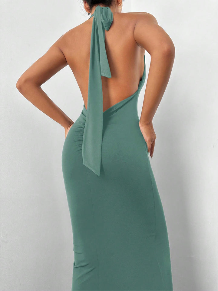 Rochie maxi SHEIN, verde