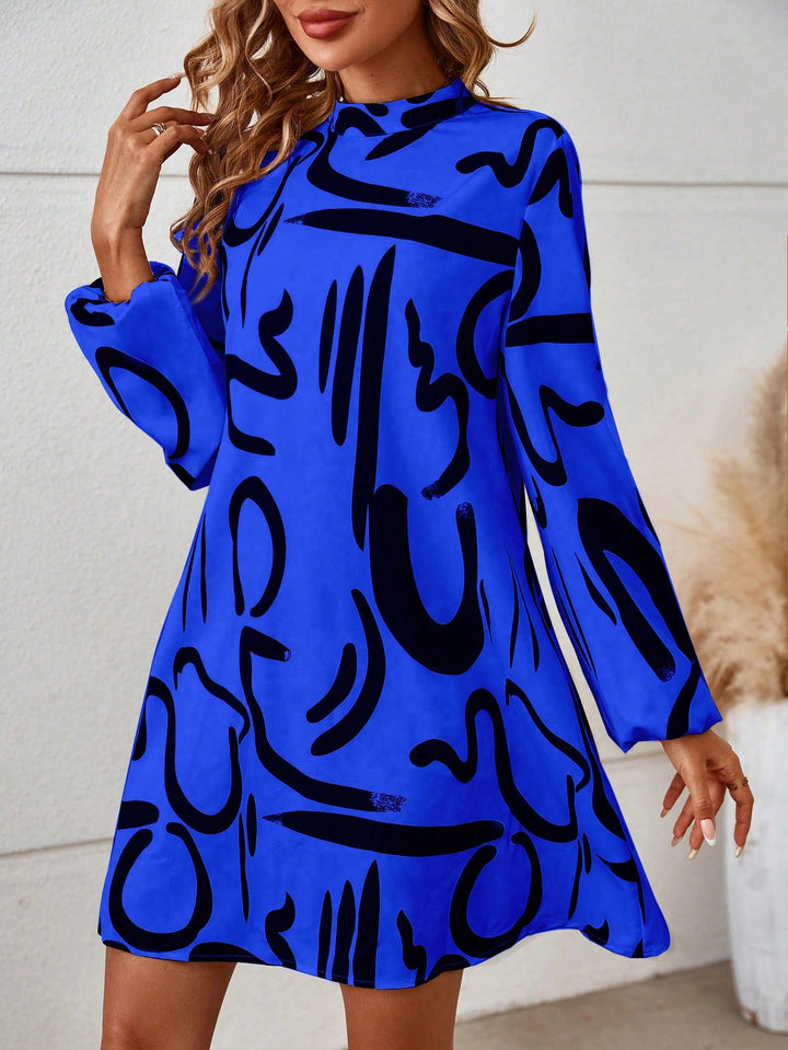 Rochie midi SHEIN, albastru