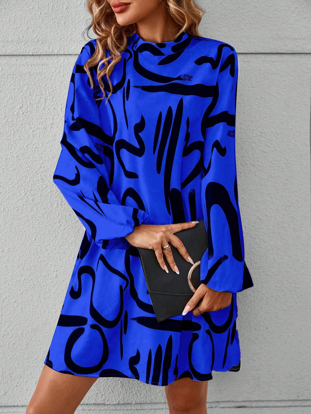Rochie midi SHEIN, albastru