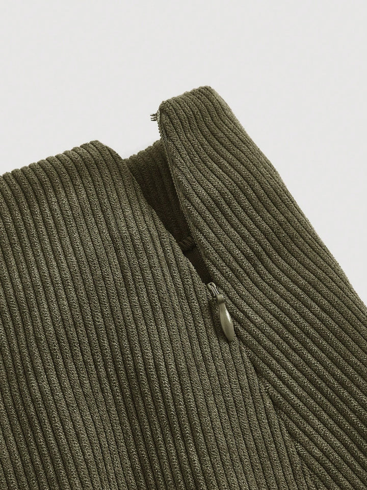 SHEIN miniszoknya, khaki
