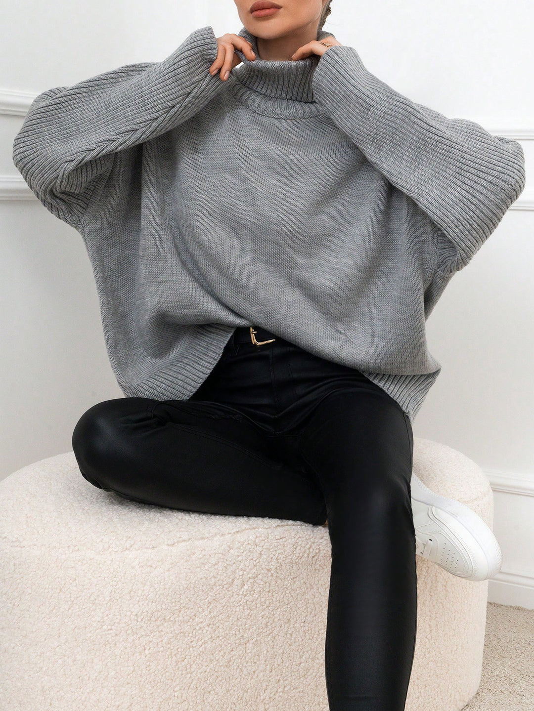 Pulover SHEIN, gri