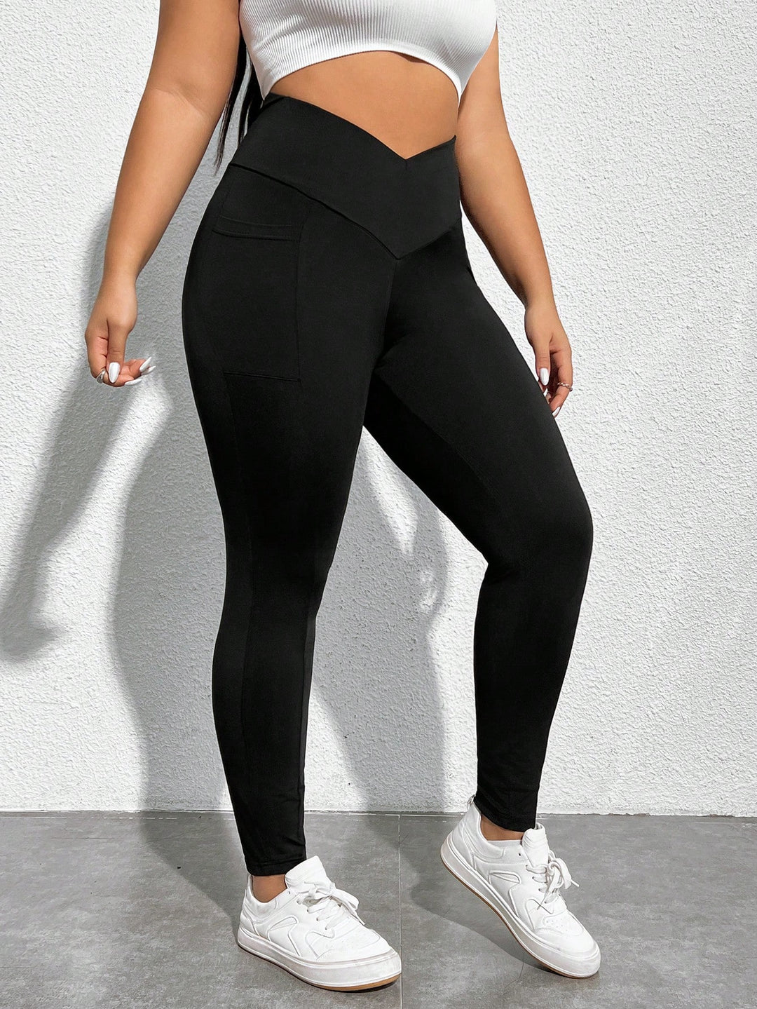 SHEIN leggings, fekete