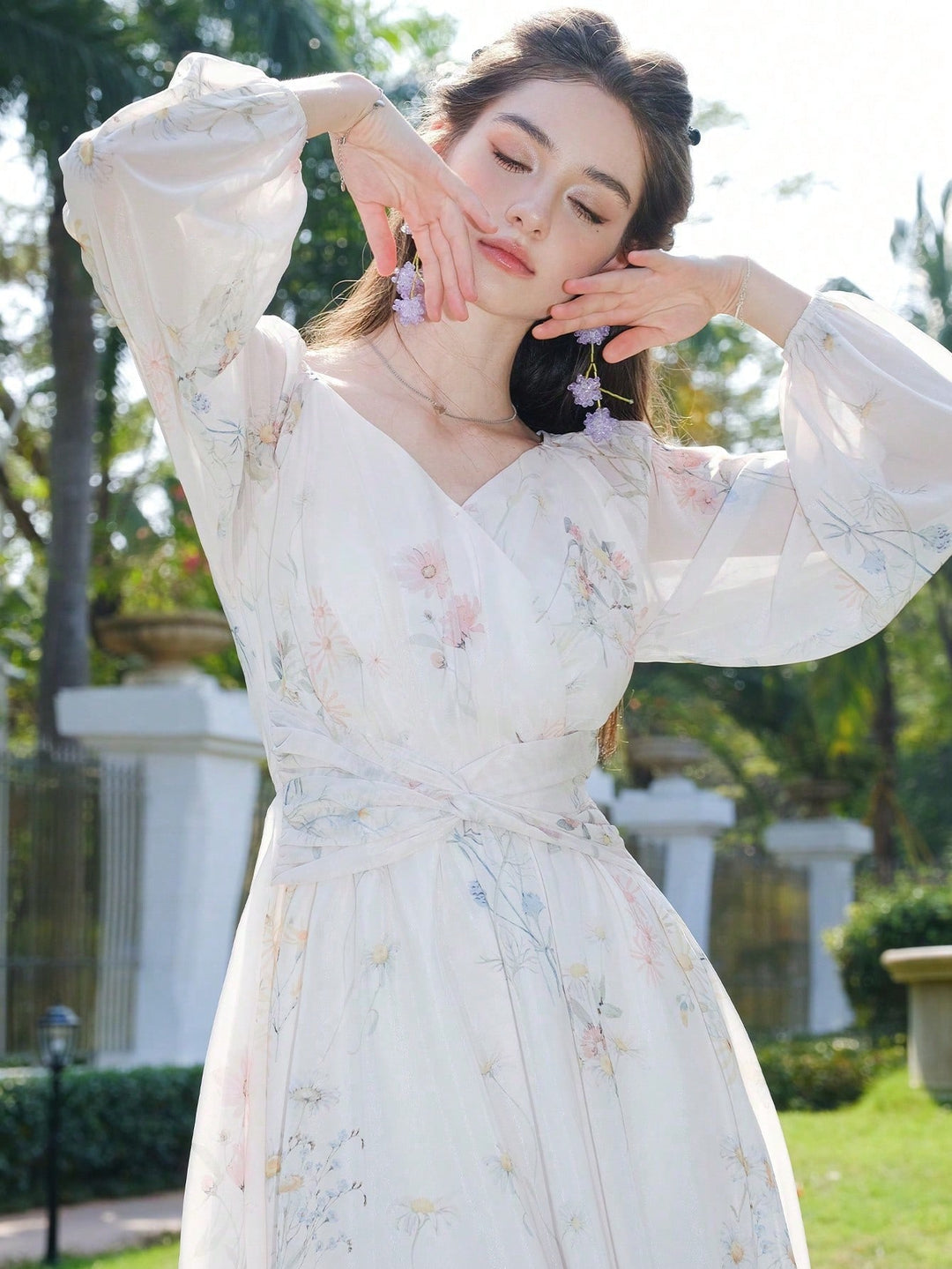 Rochie midi SHEIN, bej