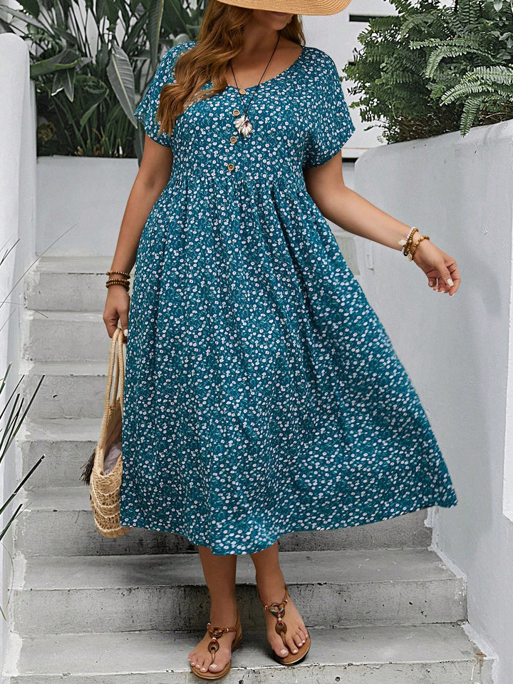 Rochie maxi SHEIN, albastru