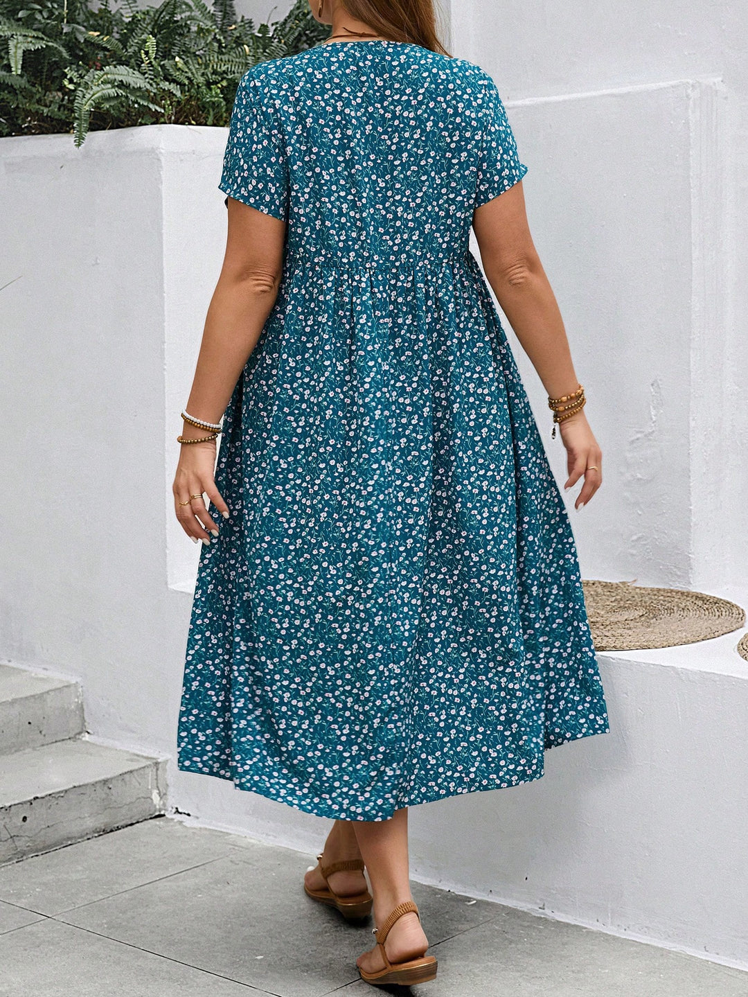 Rochie maxi SHEIN, albastru