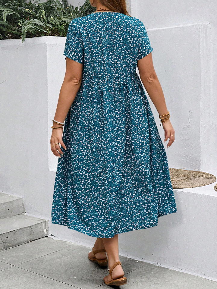 Rochie maxi SHEIN, albastru