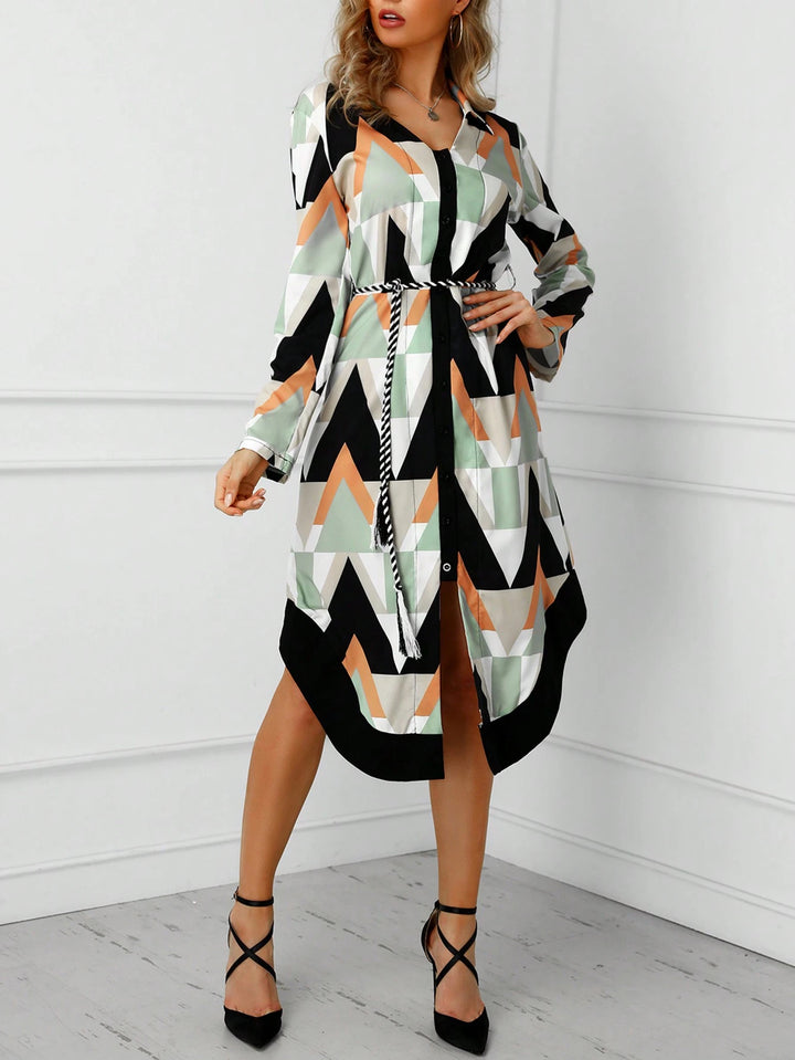 Rochie midi SHEIN, mix culori