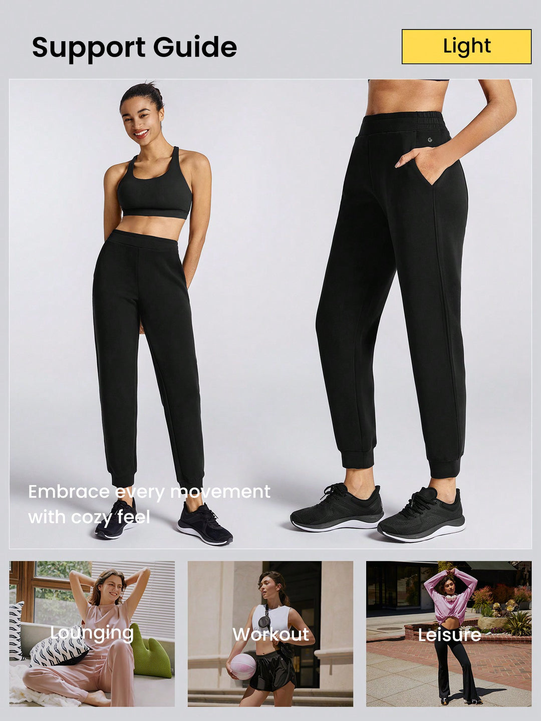 Pantaloni SHEIN, negru