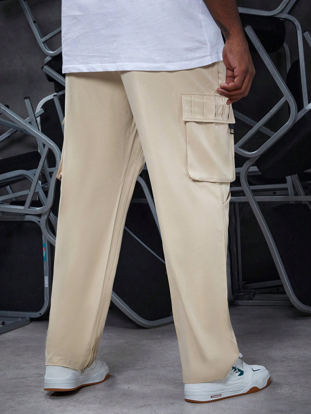 Pantaloni SHEIN, roz