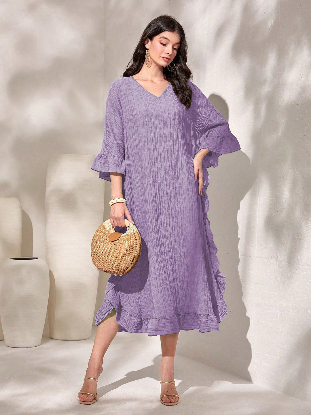 SHEIN Maxi ruha, lila