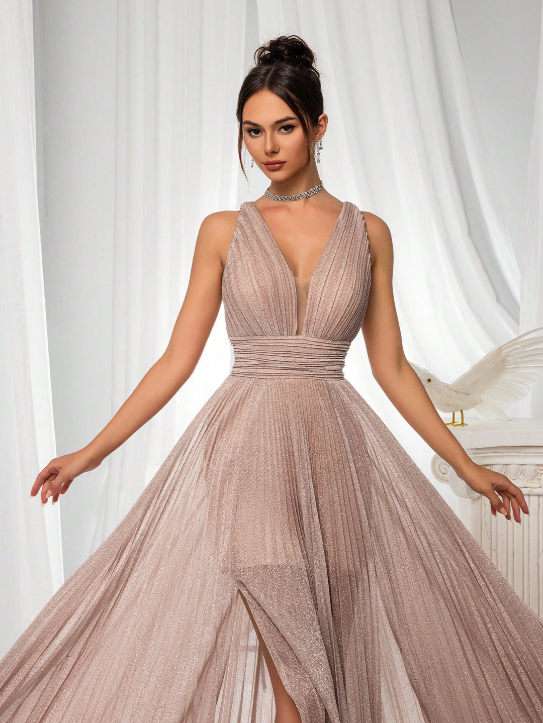 Rochie SHEIN, auriu