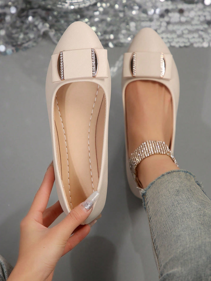 SHEIN balerina cipő, bézs