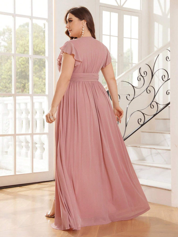 SHEIN maxi ruha, rózsaszín