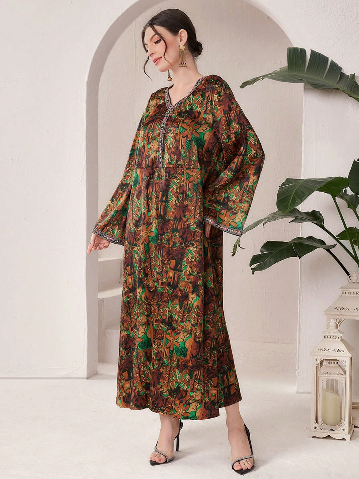 Rochie maxi SHEIN, mix culori