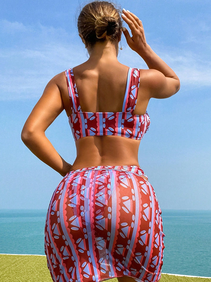 SHEIN kétrészes bikini szett, vegyes színek