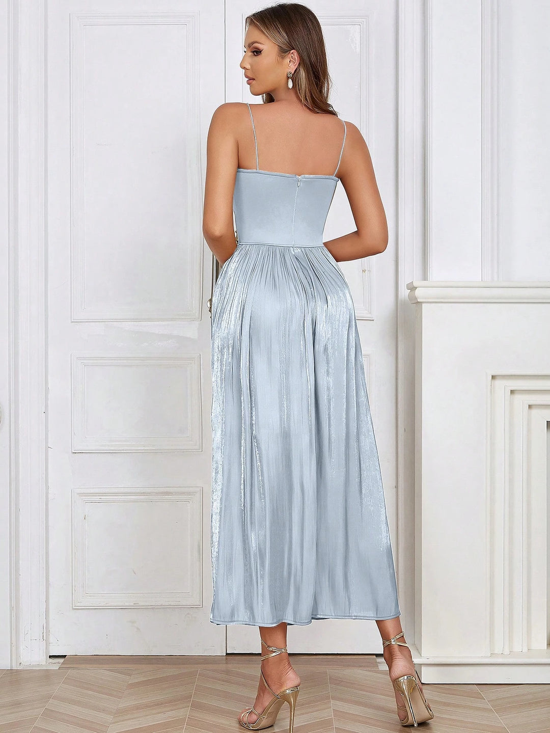 Rochie maxi SHEIN, albastru