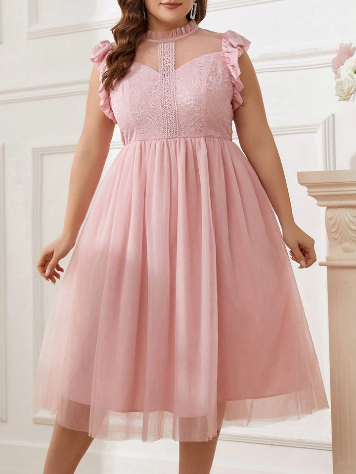 Rochie midi SHEIN, roz