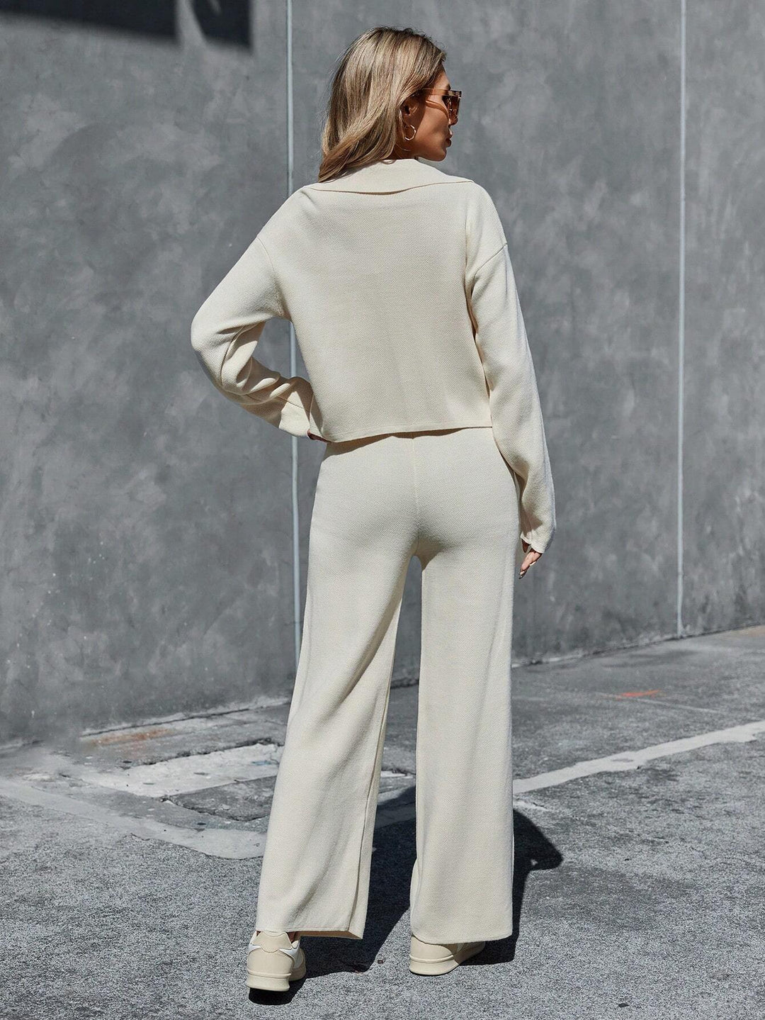 Pantaloni SHEIN, crem