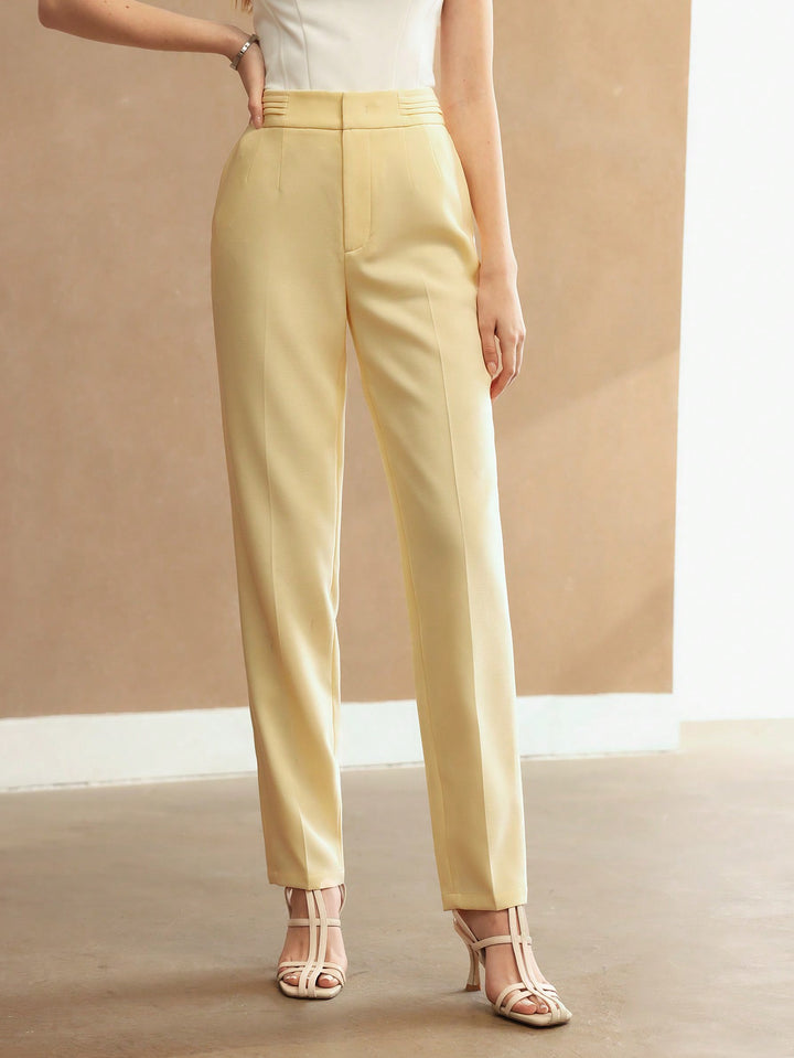 Pantalon SHEIN, galben