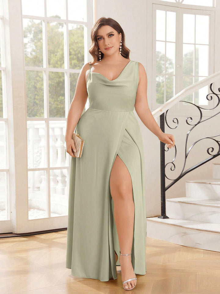 Rochie maxi SHEIN, verde