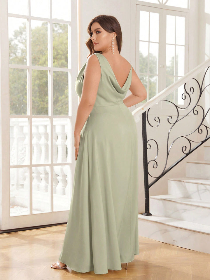 Rochie maxi SHEIN, verde