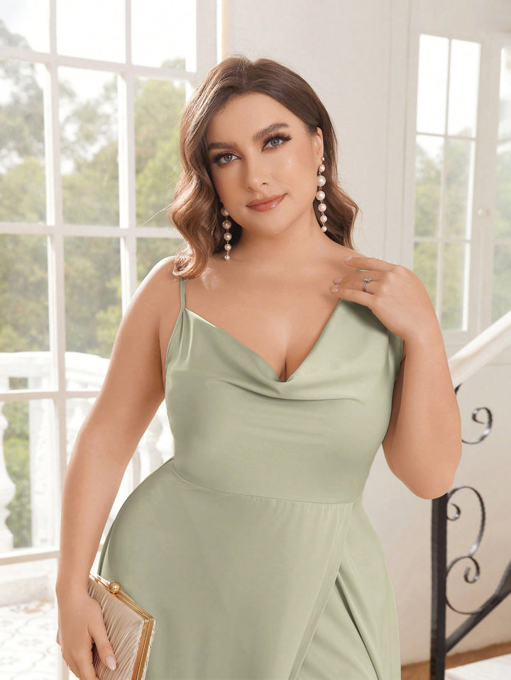 Rochie maxi SHEIN, verde