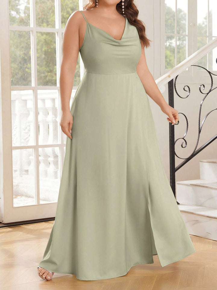 Rochie maxi SHEIN, verde