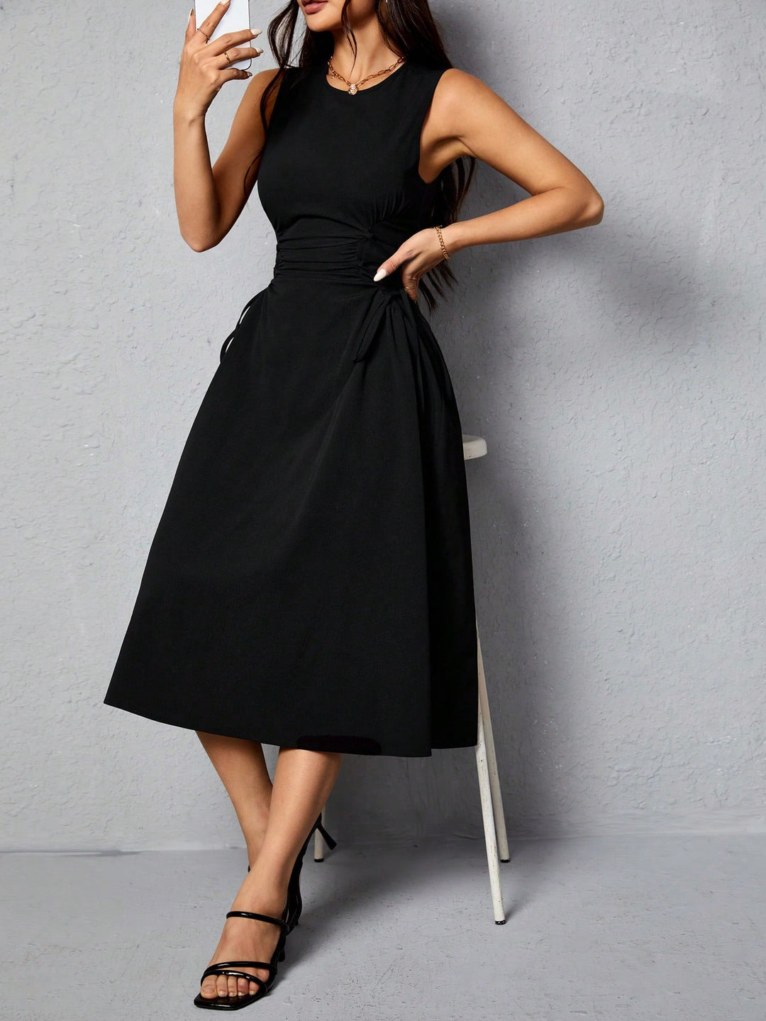 Rochie maxi SHEIN, negru