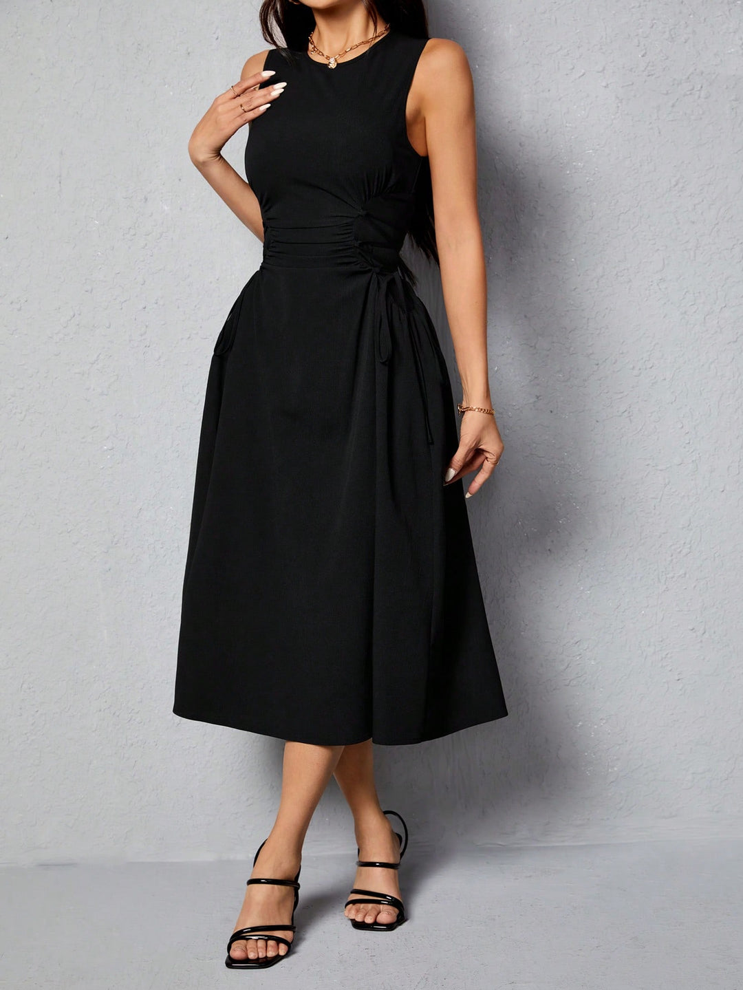 Rochie maxi SHEIN, negru