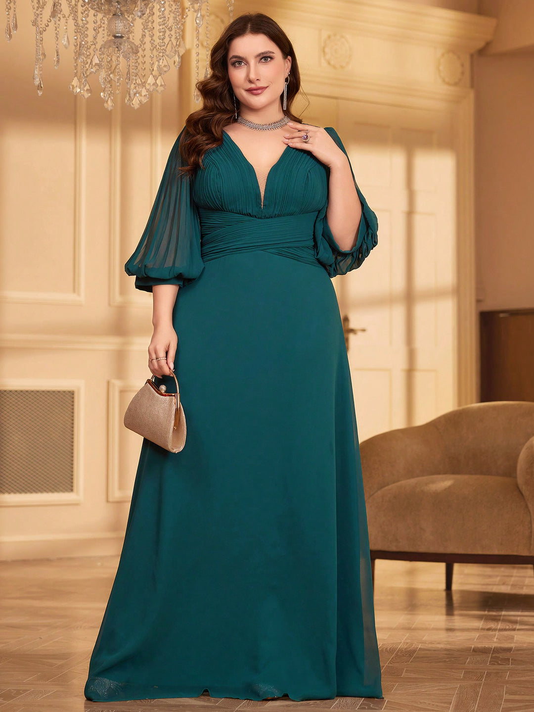 Rochie SHEIN, verde