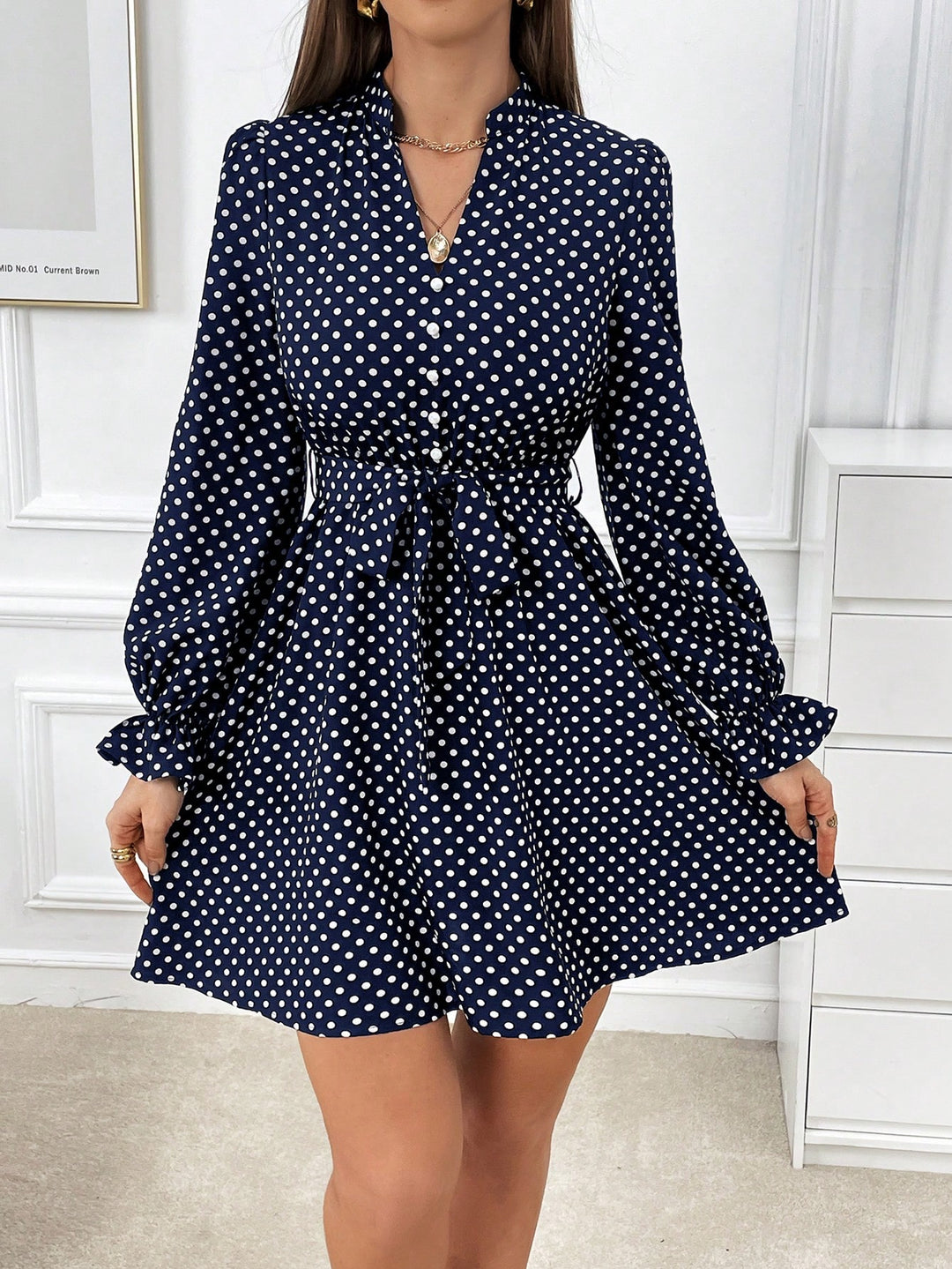 Rochie scurtă SHEIN, albastru