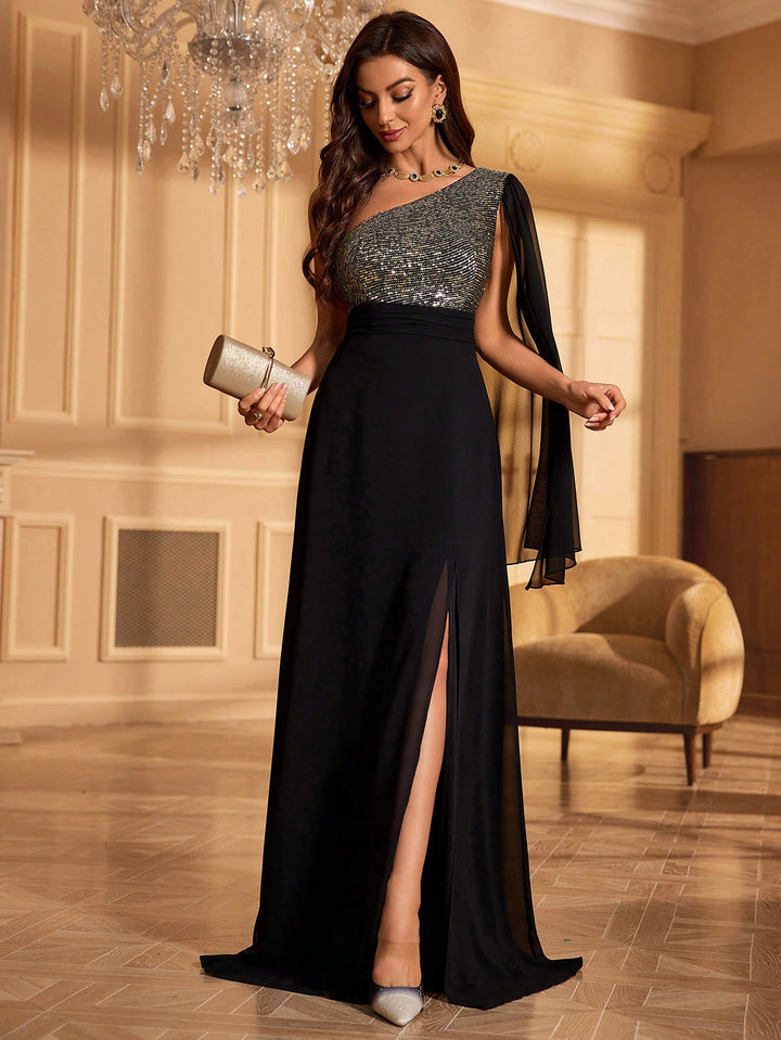 Rochie maxi SHEIN, negru