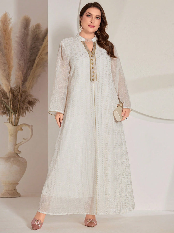 Rochie maxi SHEIN, alb