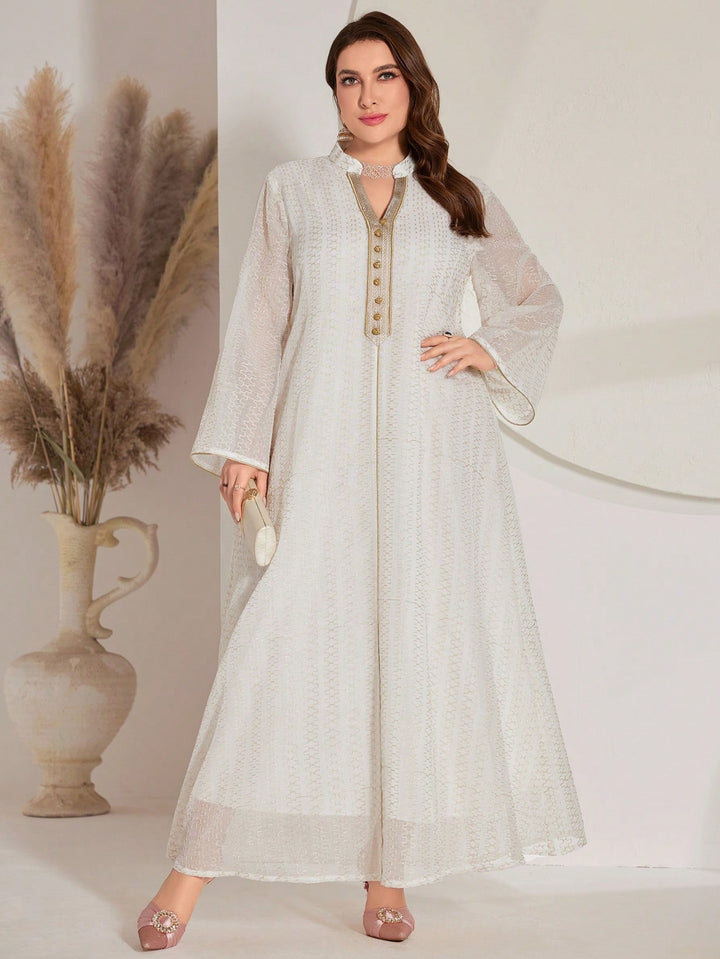 Rochie maxi SHEIN, alb